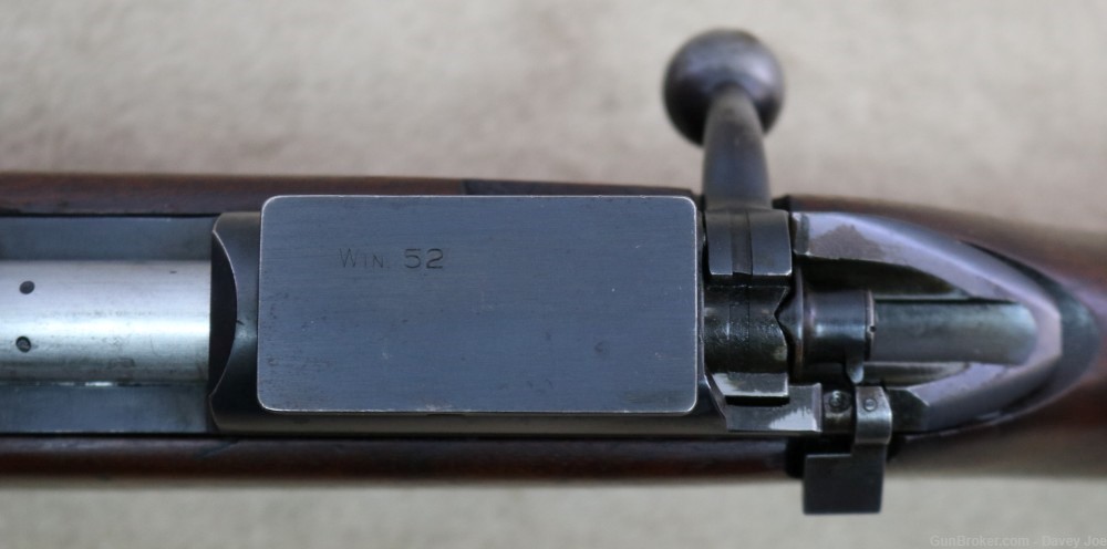 Scarce Pre-War Winchester Model 52 Heavy Barrel Target Rifle 22LR 1936 28" -img-26