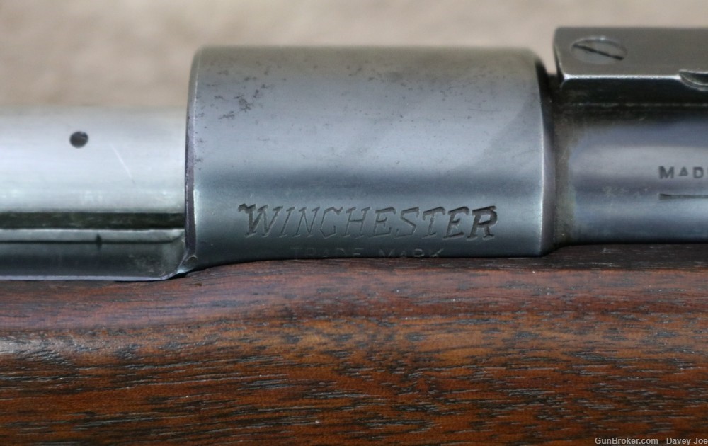 Scarce Pre-War Winchester Model 52 Heavy Barrel Target Rifle 22LR 1936 28" -img-12