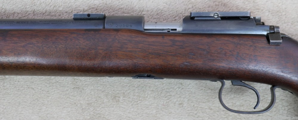 Scarce Pre-War Winchester Model 52 Heavy Barrel Target Rifle 22LR 1936 28" -img-23