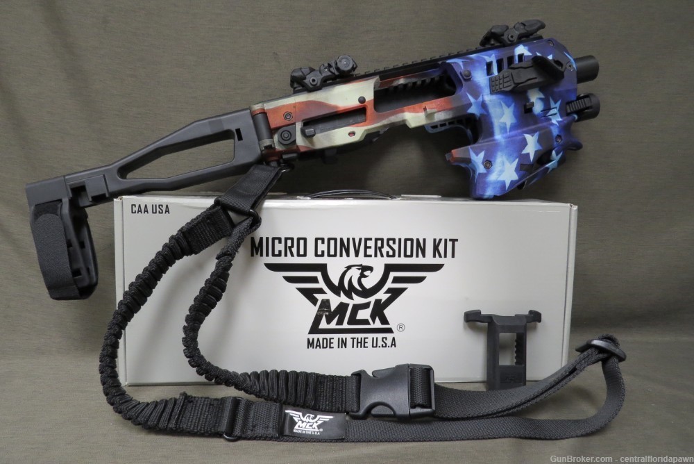 CAA Micro Conversion Kit Glock Pistols MCK 2.0 Gen 2 w/ light & sling kit-img-0