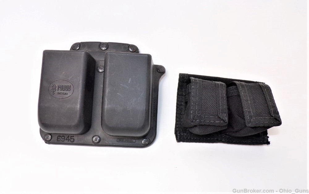 Focus Dbl Mag Pouch + HKS Speed Loader Case Dbl - Lot of 2 Used-img-0