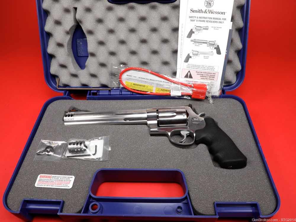 Smith & Wesson 500 Magnum 8-3/8" Dual Comp 163501 NIB, FastShip, NoCCfee-img-1