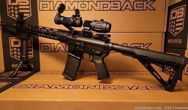 AR 15 Tactical ar rifle Package 5.56 NATO .223 DB 15 -img-13