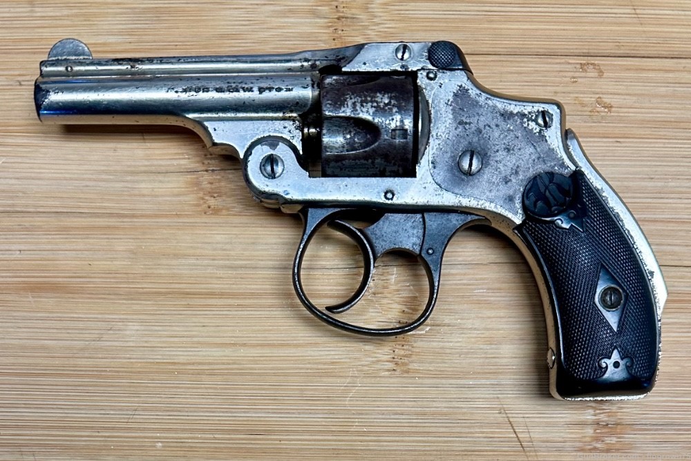 Smith and Wesson Safety Hammerless. Top Break Revolver. Lemon Squeezer.-img-6