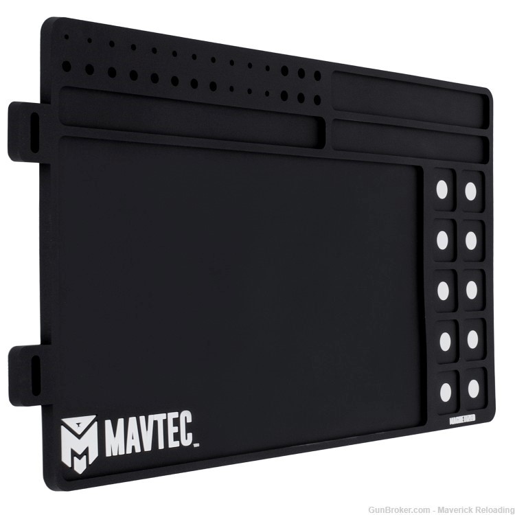 MAVTEC Premium Magnetic Gun Cleaning Mat for Pistols 12" x 20" 8mm Thick-img-0