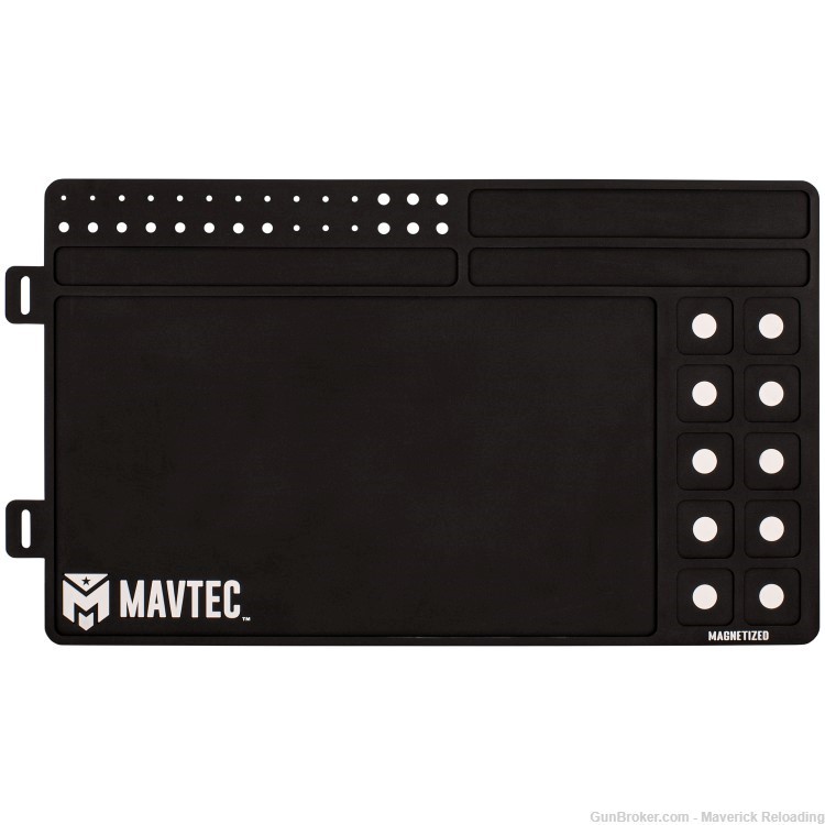 MAVTEC Premium Magnetic Gun Cleaning Mat for Pistols 12" x 20" 8mm Thick-img-1