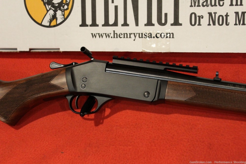 Henry H0015-3030 Single Shot 30-30 Win 22" Blued Steel-img-2