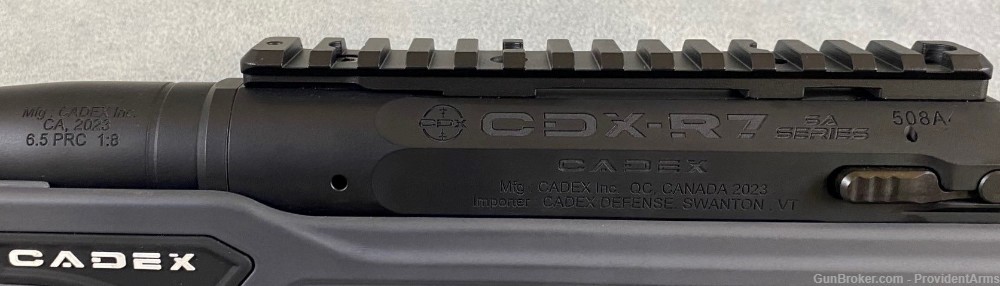 CADEX CDX-R7 SPORTER HUNTING RIFLE 6.5 PRC 24" BBL 1/8 5/8-24 HGB *NEW* -img-16