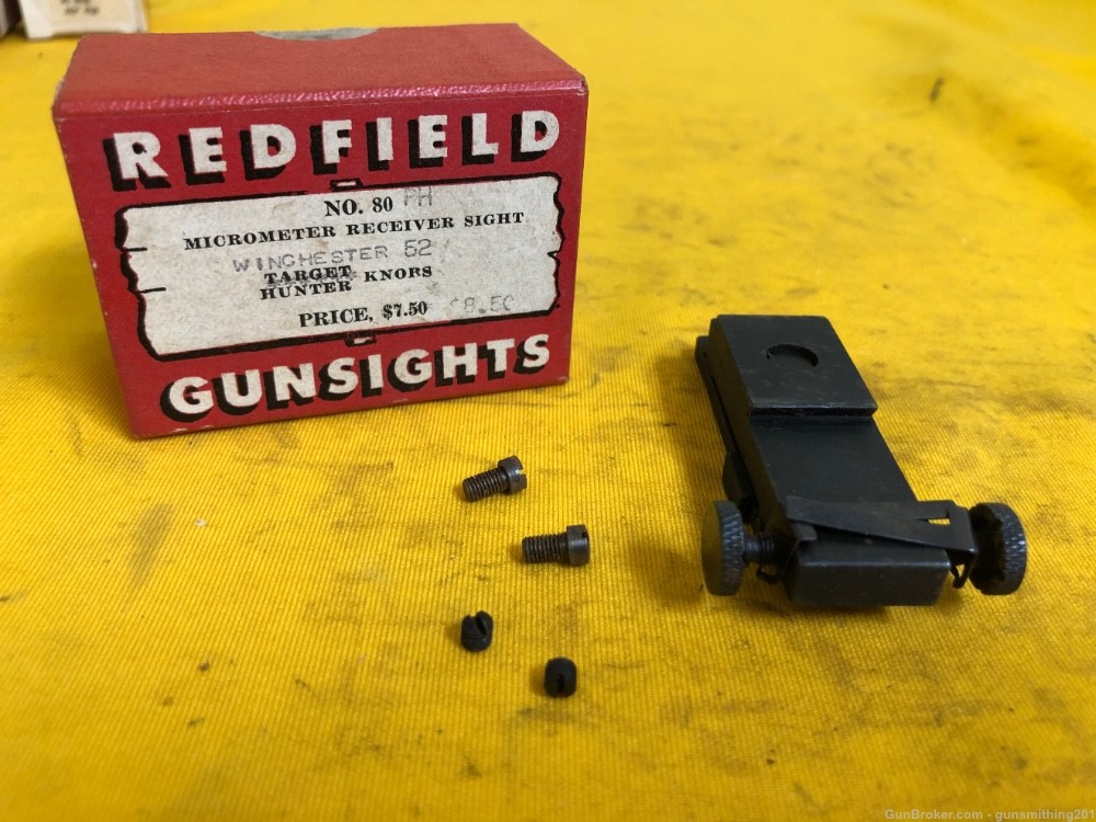 Redfield #80 Micrometer Receiver Sight w/Screws-img-0
