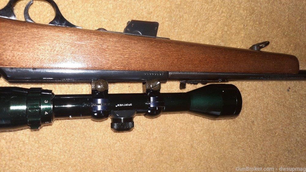 Glenfield model 25 22lr bolt action rifle with bushnell sportview scope-img-2