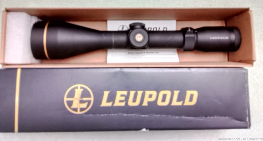 Matte Leupold VX-R 4-12x50mm rifle scope with FireDot duplex reticle-img-12