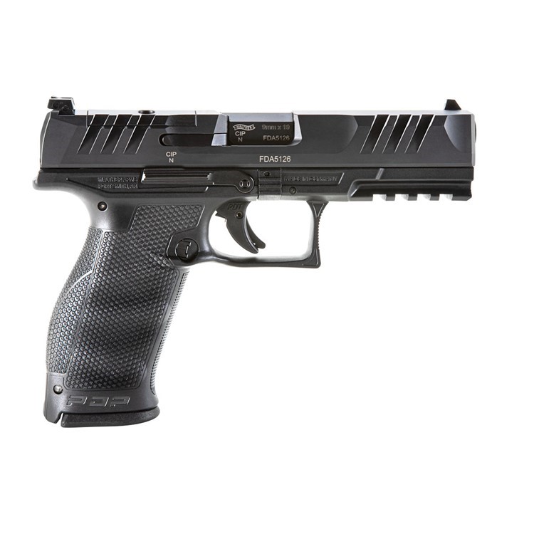 Walther PDP 9MM Full Size 4.5 Black Pistol-img-0
