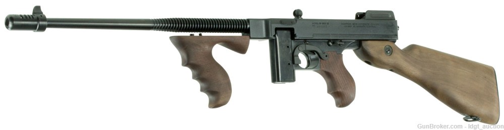 Auto-Ordnance Deluxe Thompson Model 1927A-1 Tommy Gun .45 ACP 18"-img-0