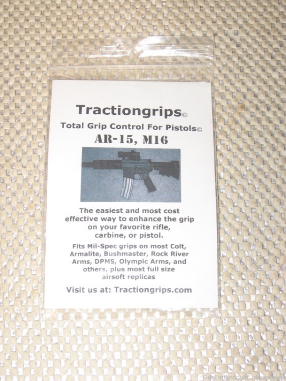 Tractiongrips Grip Applique for AR-15 M16 Rifles & Handguns-img-0