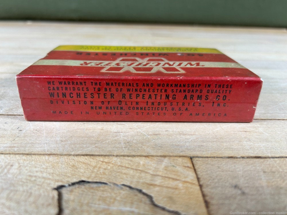 Vintage Winchester .405 Ammo (1 Box) 20 Rounds VGC 300 Grain Soft Point -img-4
