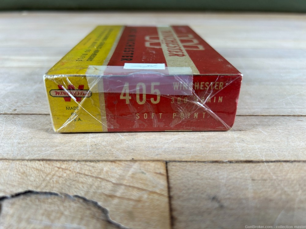 Vintage Winchester .405 Ammo (1 Box) 20 Rounds VGC 300 Grain Soft Point -img-1