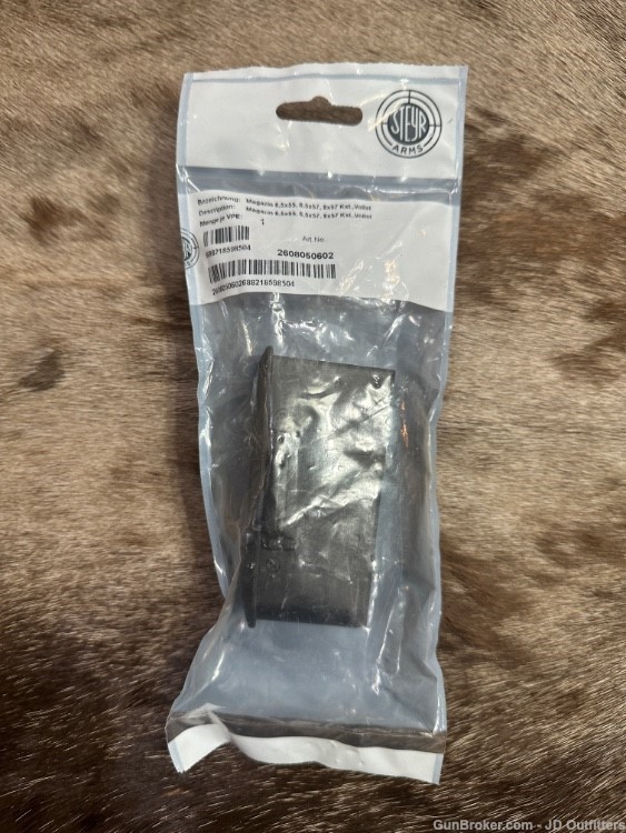 NEW STEYR ARMS MAGAZINE 6.5x55 SWEDE, 6.5X57, 8X57 MAUSER, For CLII SM12-img-0