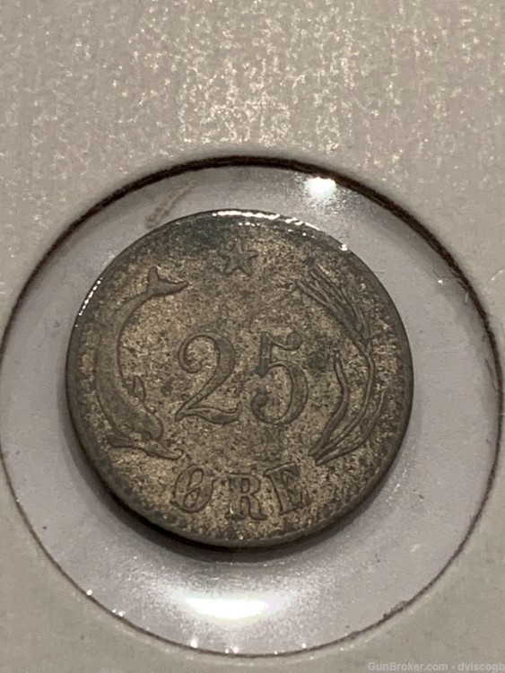 1904h Denmark 25 Øre, silver -img-2