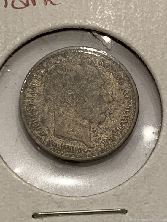1904h Denmark 25 Øre, silver -img-1