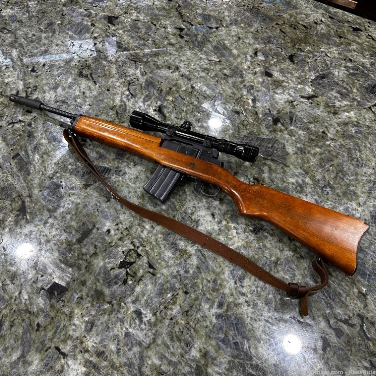 NICE 1978 Ruger Mini-14 Rifle .223 w/ Redfield 3-9x Scope & Leather Sling-img-5
