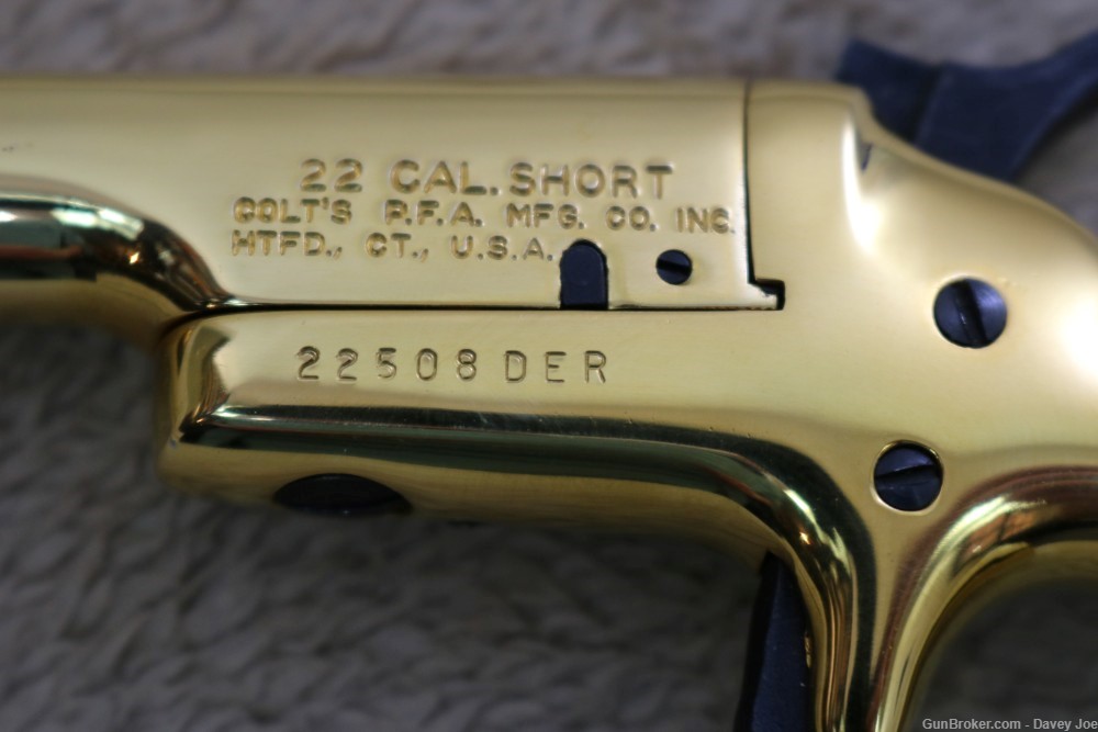 Beautiful Consecutive Numbered Colt Lady Derringer No 4 set 22 cal -img-6