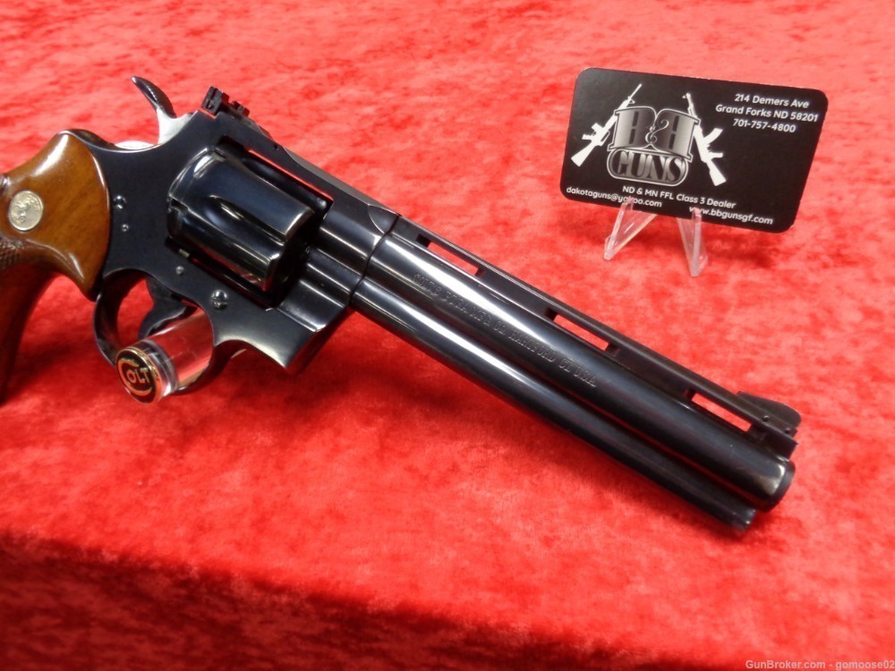 1970 COLT Python 357 Magnum Royal Blue Snake Model NICE! WE TRADE & BUY!-img-10