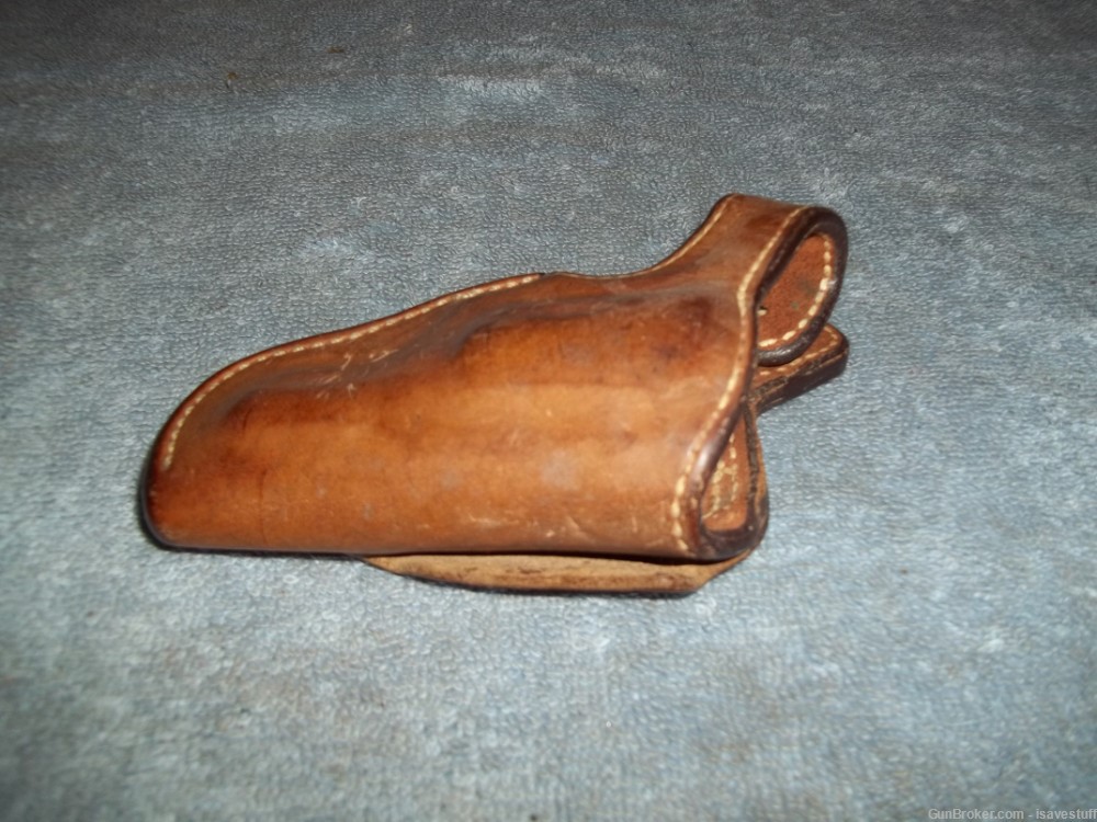 Smith Wesson 36 38 49 649 Hump   Bianchi R/H OWB Leather Holster REAR STRAP-img-2