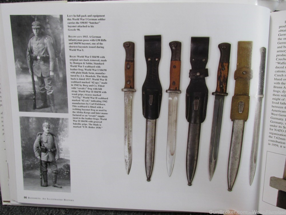 BAYONETS AN ILLUSTRATED HISTORY WITH MORE THAN 500 PHOTOGRAPHS REFER BOOK-img-12