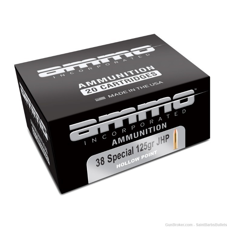 Ammo Inc. .38 Special 125 Grain XTP – 20 Rounds-img-0