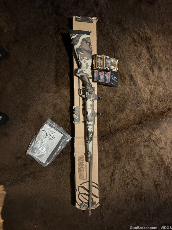 Weatherby Vanguard First Lite Rifle 6.5 Creedmoor Fusion Camo 26 PACKAGE-img-0