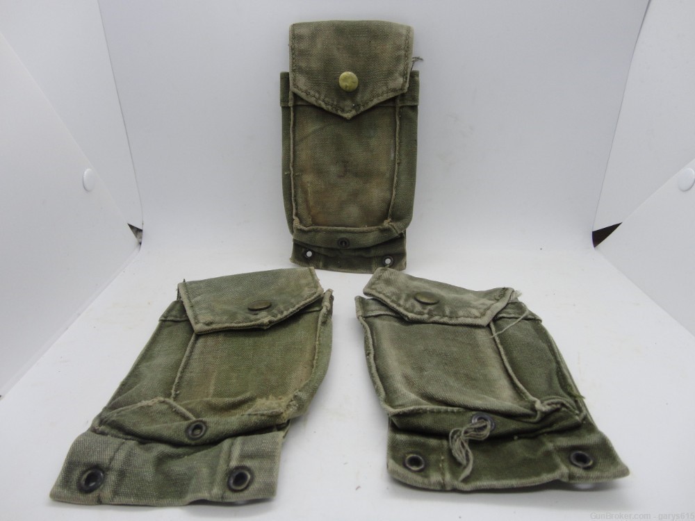 M14, M1A1 Magazine Pouch for 20 round Mag, 3 Pouches, "USA"-img-0