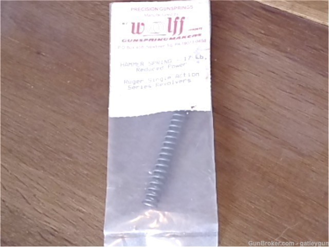 Wolff (Ruger Single Action 17lb Hammer Spring)-img-0