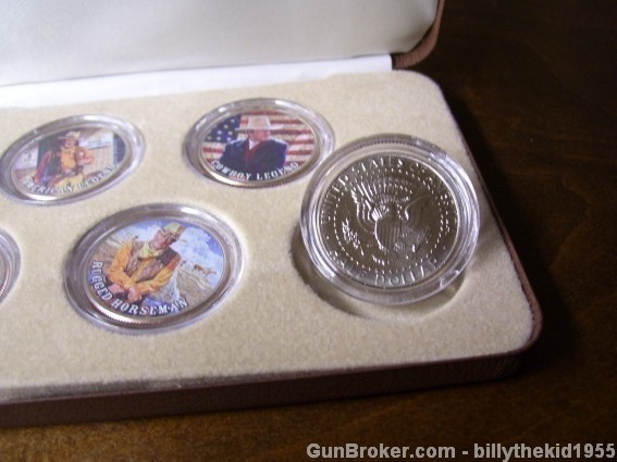 John Wayne 5 Coin JFK Set-img-7