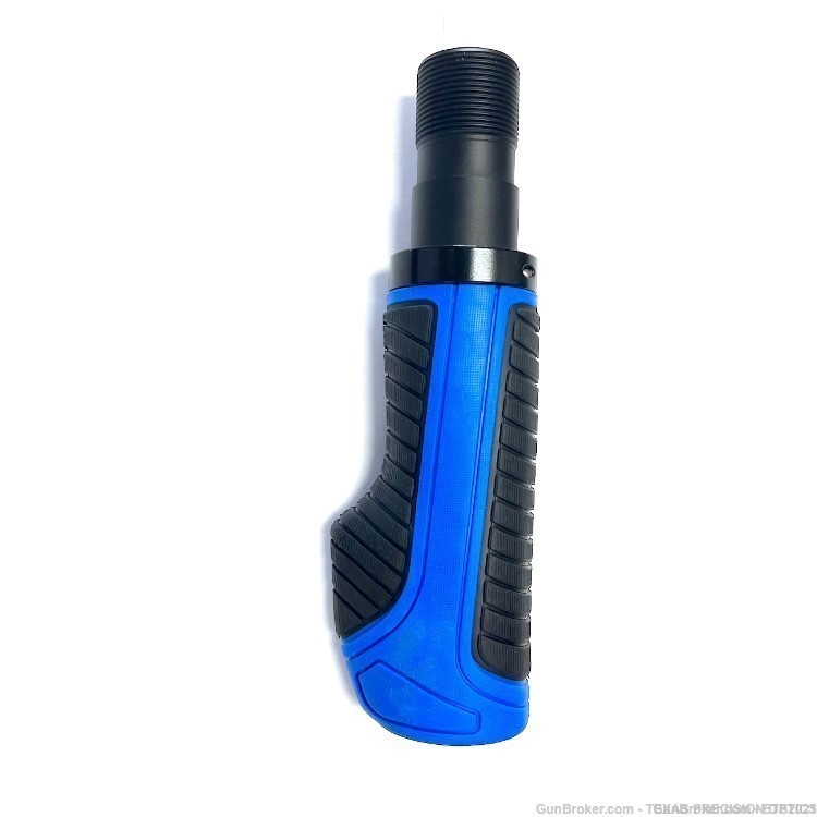 Blue Pistol rubber brace new design with Mil-Spec AR15 Pistol buffer tube-img-1