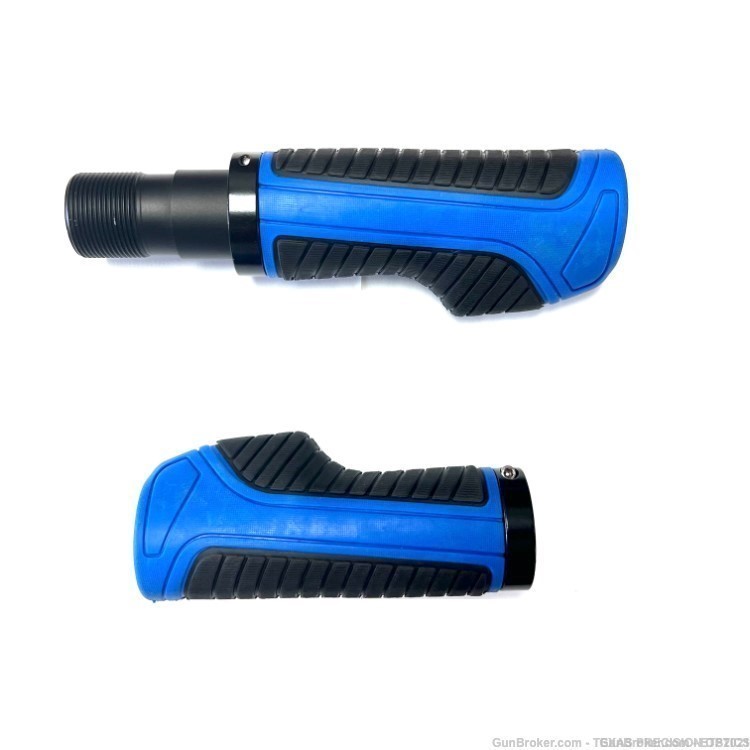 Blue Pistol rubber brace new design with Mil-Spec AR15 Pistol buffer tube-img-3