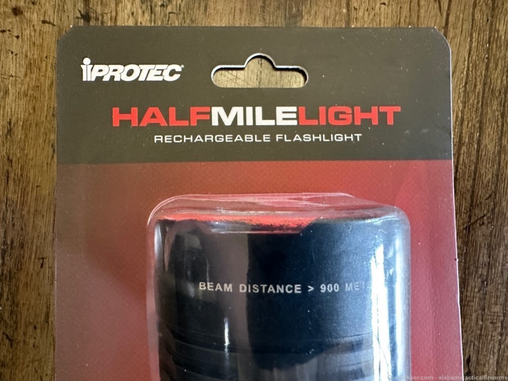 IPROTEC Half Mile Rechargeable Flashlight 500 Lumen 4 Modes BNIB-img-5