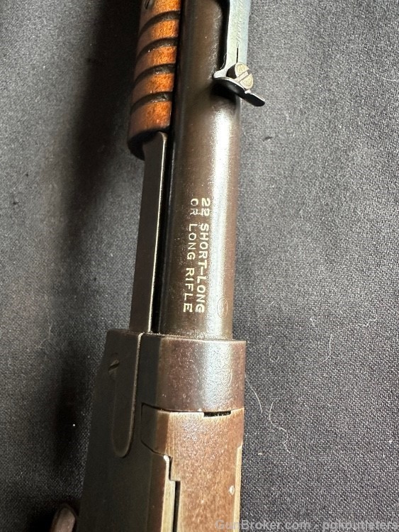 WINCHESTER MODEL 1906 SLIDE ACTION RIFLE 22 LR, 20” barrel -img-23