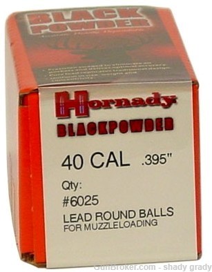hornady 40cal .395 lead balls -img-0