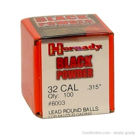 hornady 32cal round balls  .315 dia -img-0