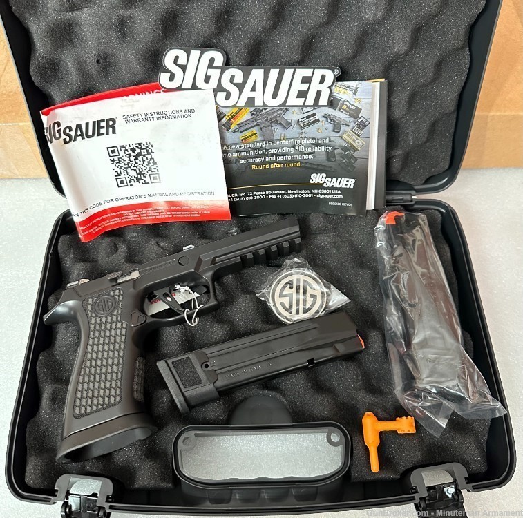 SIG SAUER P320 SPECTRE COMP BLACKOUT P320V004 COMPLETE FRAME, MAGS, & BOX-img-0