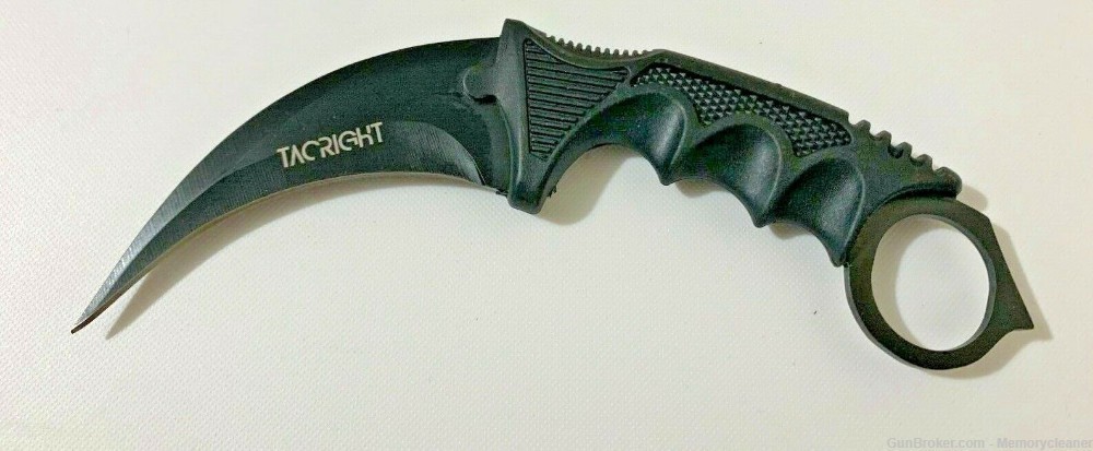 TACRIGHT Karambit Knife with Sheath - New-img-0