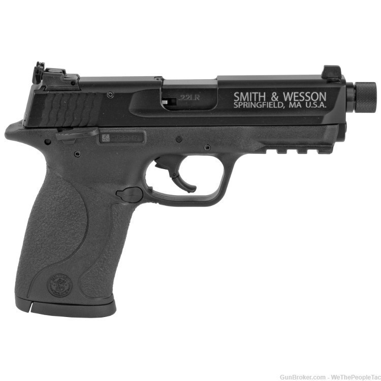 Smith & Wesson M&P22 Compact Striker 22LR Pistol Threaded 3.7" Barrel NEW-img-1