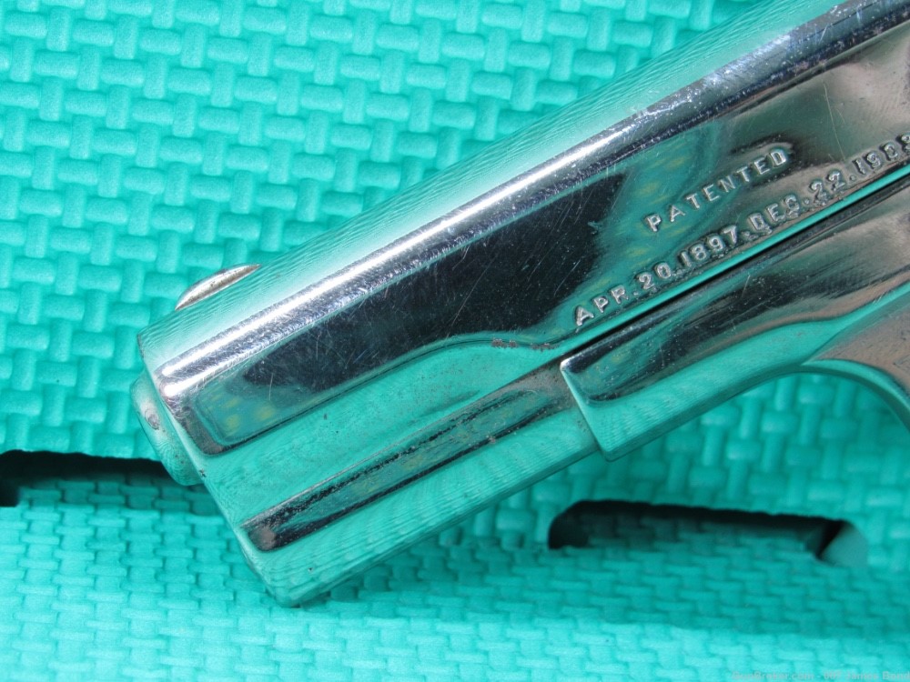 Colt Model 1903 Pocket Hammerless 32 ACP Nickel Finish w/ Pearl Grips Nice-img-6
