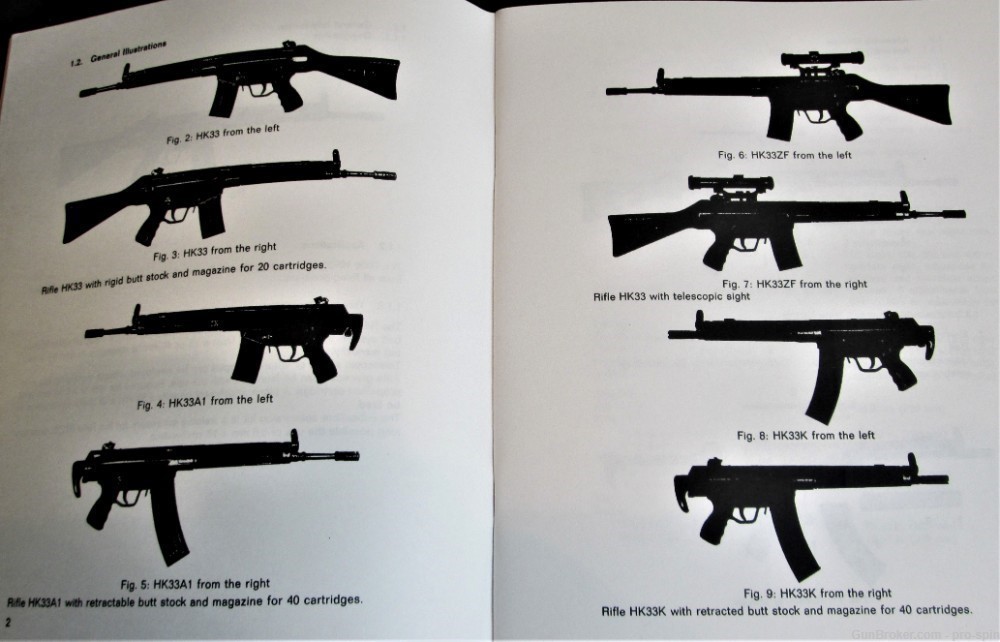 Automatic Rifle HK 33 Caliber 5.56 mm x 45 NATO Manual by Heckler & Koch-img-2