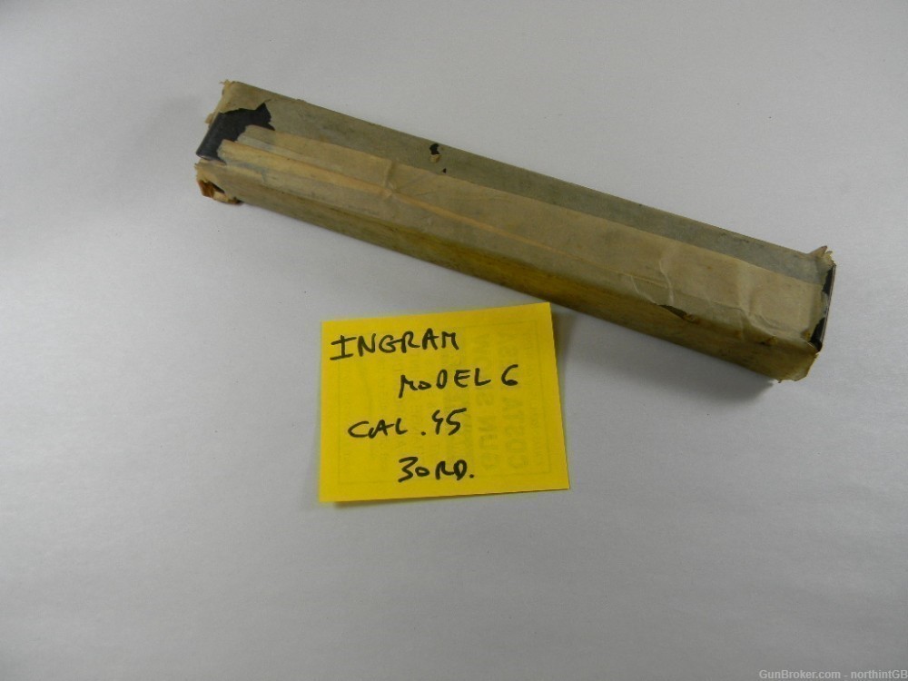 INGRAM MODEL 6 CAL 45 MAGAZINE 30 ROUND NEW OUT OF THE PAPER WRAP. . -img-0