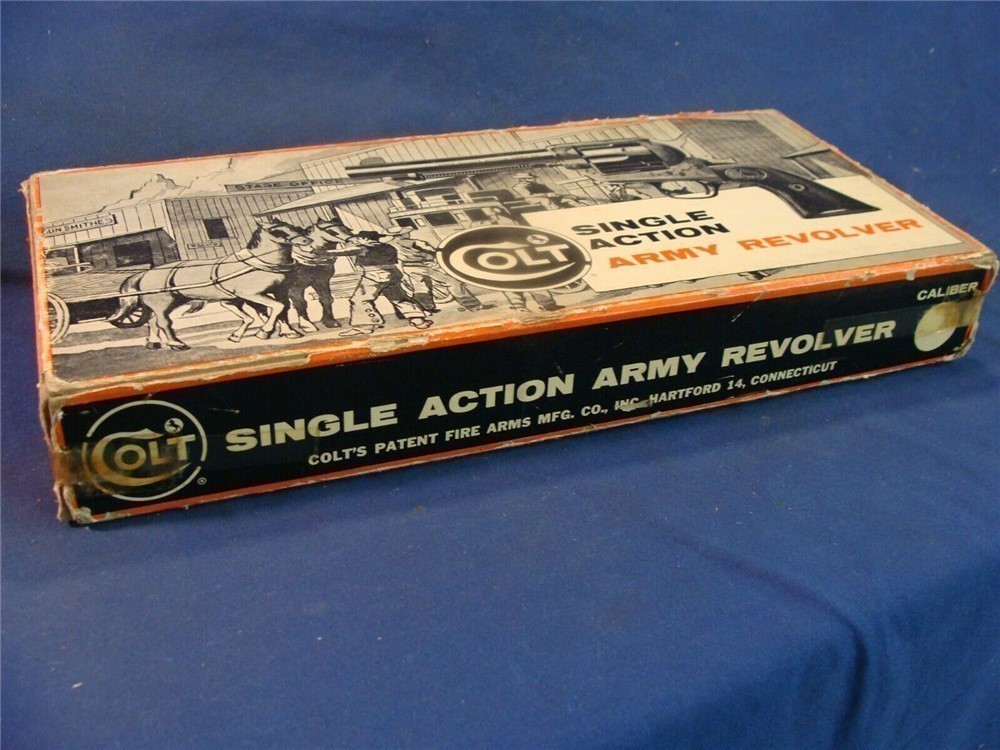 Colt Single Action Army 1960's Original Box-img-1