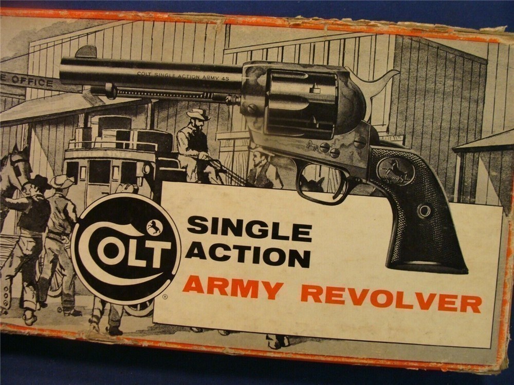 Colt Single Action Army 1960's Original Box-img-0
