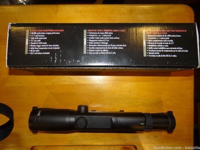 Bushnell Yardage Pro 4-12x42 BDC Laser Rangefinder Rifle Scope 204124-img-1