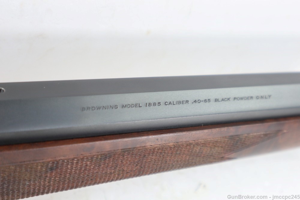 Rare Very Nice Browning 1885 BPCR 40-65 Single Shot Rifle W/ Box W/ 30" BBL-img-24