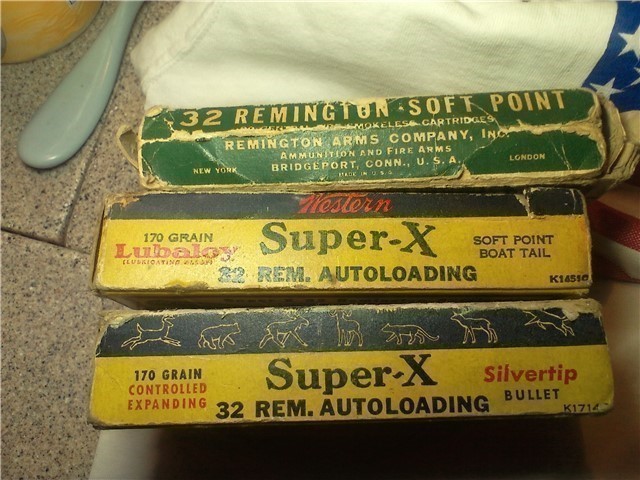 32 Remington autoloader ammo-4 boxes-72 rds total-img-0